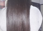 After a flat iron