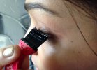 Brush catches all lashes