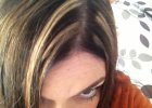 New Highlights in the hair after being styled