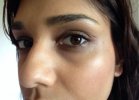 Quite natural without much makeup