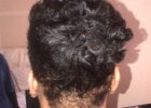 My Own hair with no weave from back