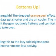 Banishing Orange Peel through the Food we eat
