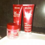 First day using my John Freida Full Repair Shampoo, Conditioner and Deep Conditioner