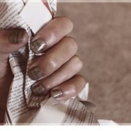 Newspaper Nail Art