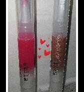 Stila Lipglaze-Kitten and Rasberry