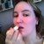 Putting some lip balm on