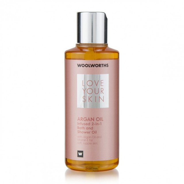 Woolworths Love Your Skin Argan Oil Infused 2-in-1 Bath and Shower Oil
