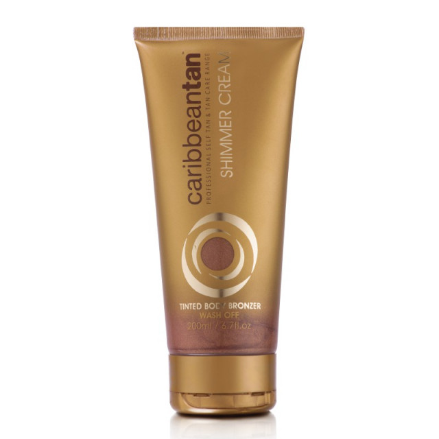Caribbean Tan Tinted Body Bronzer Shimmer Cream