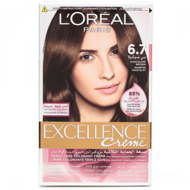 L&#039;Oreal excellence creme 6.7 chocolate brown