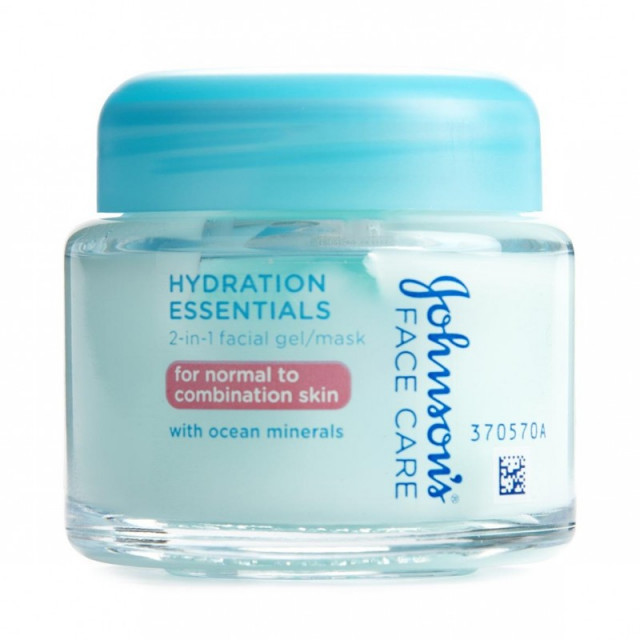 Johnson&#039;s® Hydration Essentials 2-in-1 Facial Gel Mask