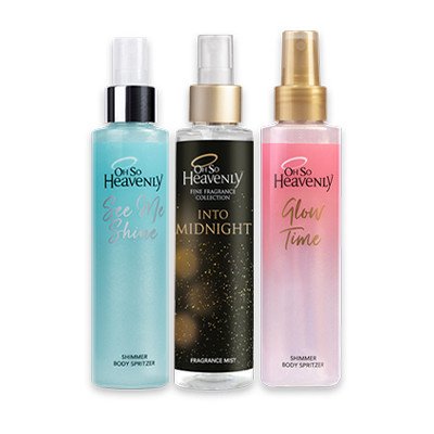 Oh So Heavenly Body Spritzers Range