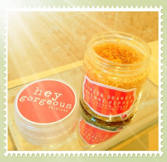Ginger Orange &amp; Cayenne Pepper Foot Scrub