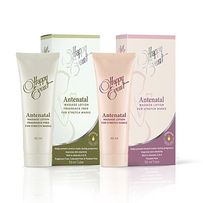 Happy Event Antenatal Massage Lotion Range