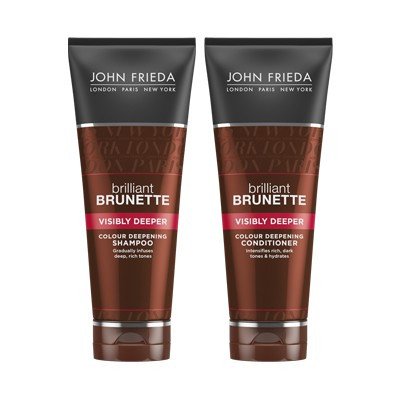 John Frieda Brilliant Brunette Visibly Deeper Shampoo and Conditioner