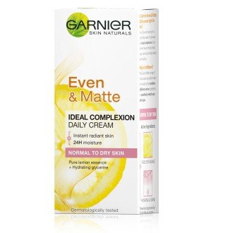 Garnier Even and Matte Ideal Complexion Daily Cream for Normal to Dry Skin