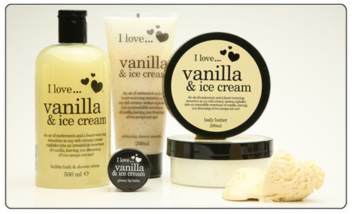 I love vanilla and ice cream!