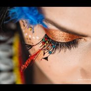 African Theme Lash Art and Make-up