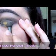 Evening Look: Golden Smokey Eye Tutorial