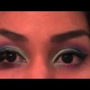 Peacock Inspired Eyes