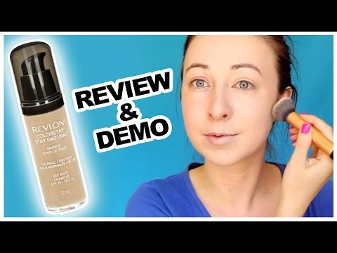 Revlon Colorstay foundation - Review &amp; Demo