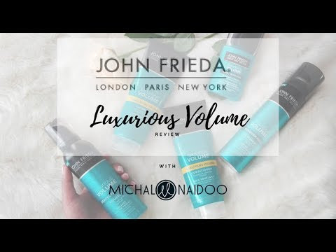 John Freida Luxurious Volume Range Review &amp; Volume Curl How-To