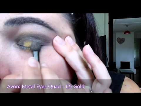 Evening Look: Golden Smokey Eye Tutorial